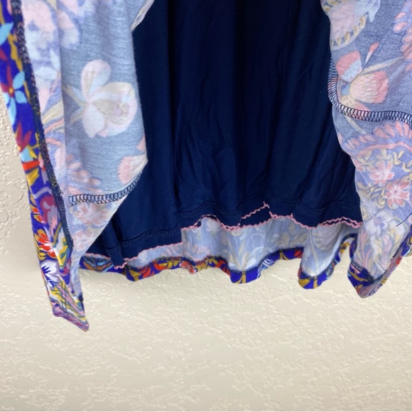 Maeve Anthropologie XS Sawyer balloon sleeve tunic dress Jersey knit floral - Picture 9 of 10